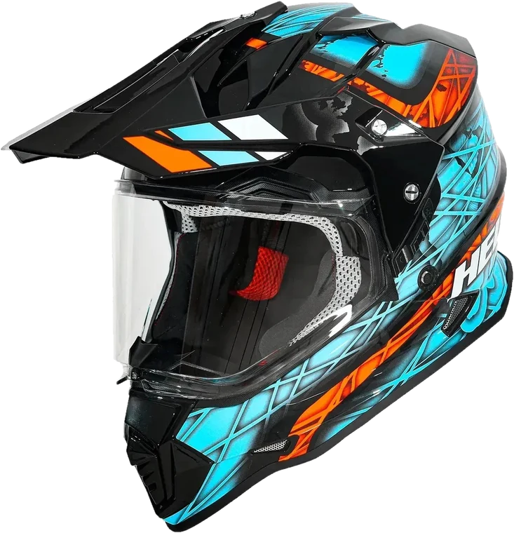 Capacete Helt Cross Vision Glass
