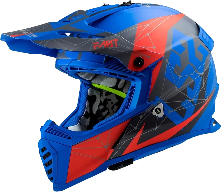 Capacete LS2 Fast MX437, azul