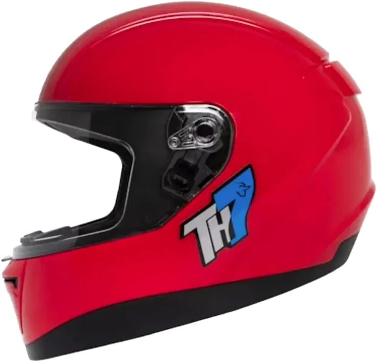 Capacete Taurus TH7, vermelho